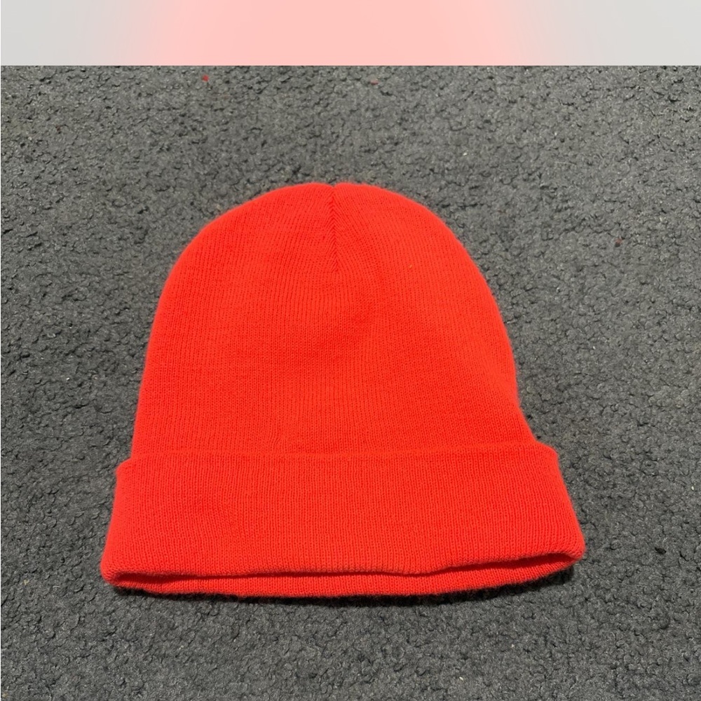 Vibrant Red Beanie